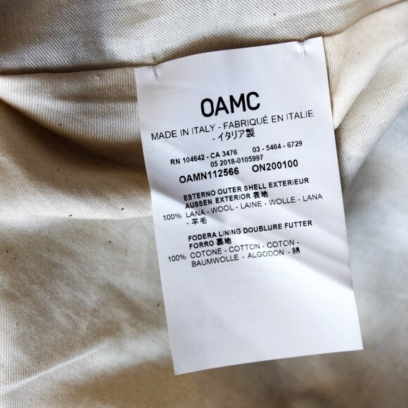 AW18 OAMC KUNSTHALLE FELT OVERSHIRT JACKET L - Picture 10 of 16